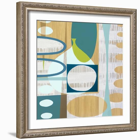 Ocean and Sand 3-Mary Calkins-Framed Giclee Print