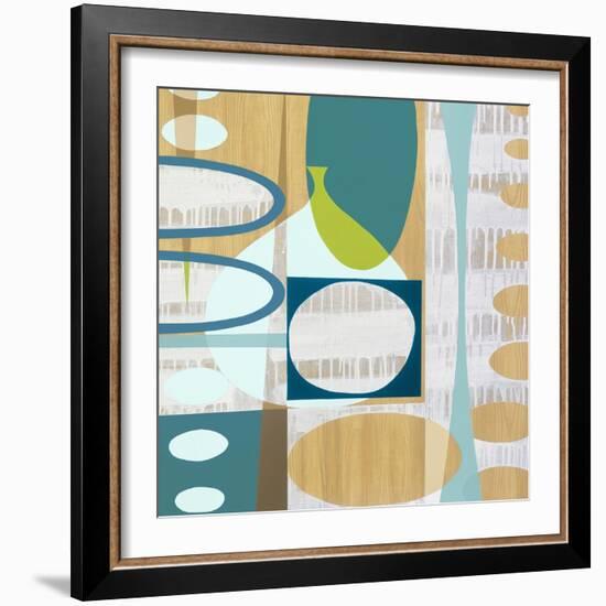 Ocean and Sand 3-Mary Calkins-Framed Giclee Print