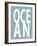 Ocean Aqua-Jamie MacDowell-Framed Art Print