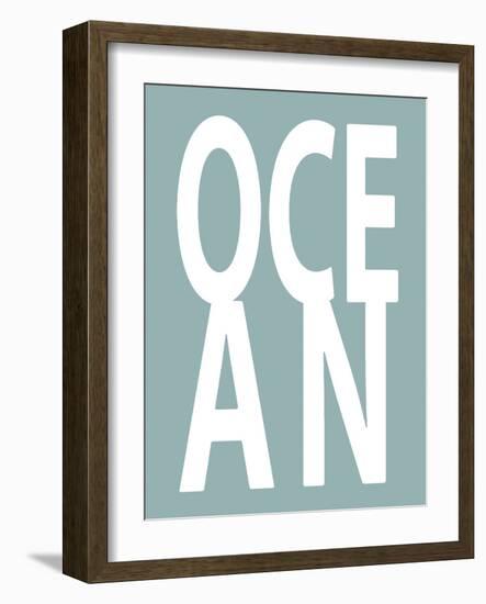 Ocean Aqua-Jamie MacDowell-Framed Art Print