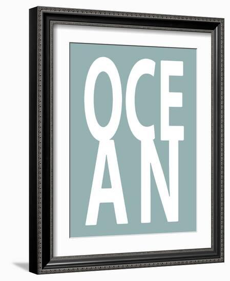 Ocean Aqua-Jamie MacDowell-Framed Art Print