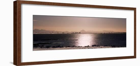 Ocean at Dusk, Bessastadir, Iceland-null-Framed Photographic Print