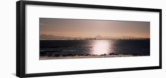 Ocean at Dusk, Bessastadir, Iceland-null-Framed Photographic Print