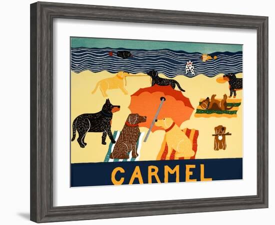 Ocean Ave Carmel-Stephen Huneck-Framed Giclee Print