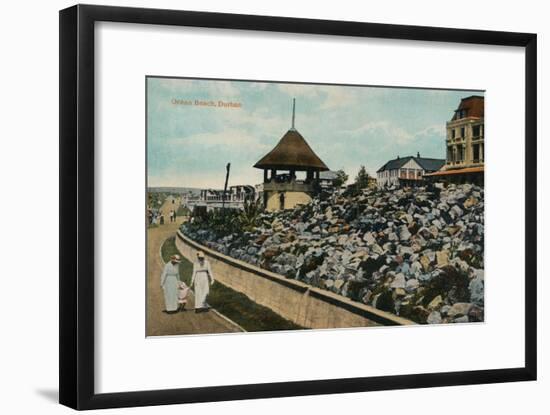 'Ocean Beach, Durban', c1914-Unknown-Framed Giclee Print