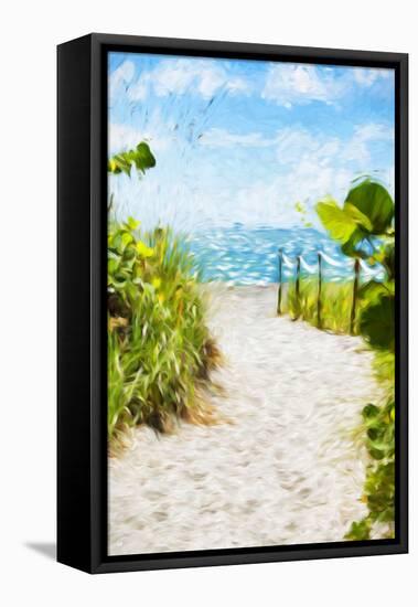 Ocean Beach - In the Style of Oil Painting-Philippe Hugonnard-Framed Premier Image Canvas