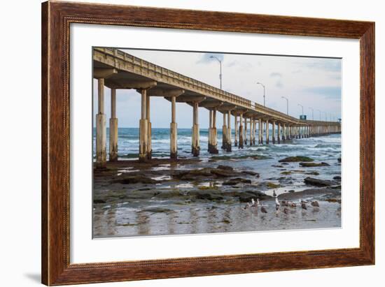 Ocean Beach Pier I-Lee Peterson-Framed Photo