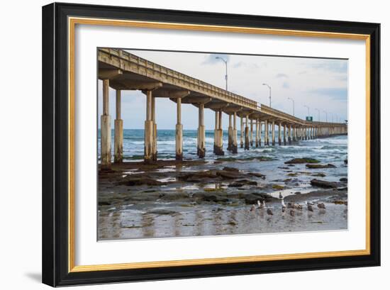 Ocean Beach Pier I-Lee Peterson-Framed Photo