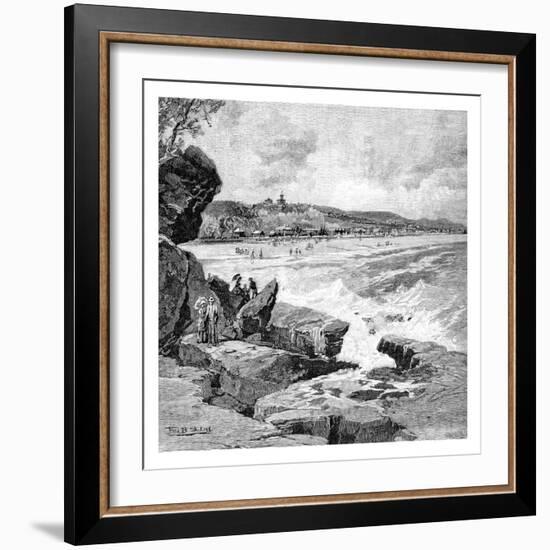 Ocean Beach, Sydney, New South Wales, Australia, 1886-Frederic B Schell-Framed Giclee Print