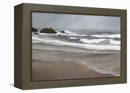 Ocean Beach-David Knowlton-Framed Premier Image Canvas