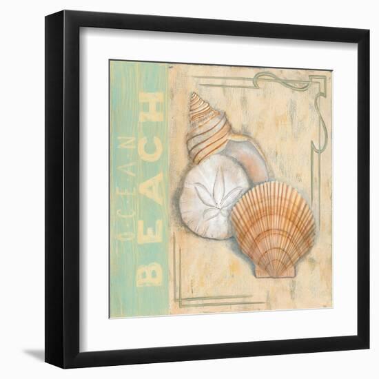 Ocean Beach-Pamela Desgrosellier-Framed Art Print