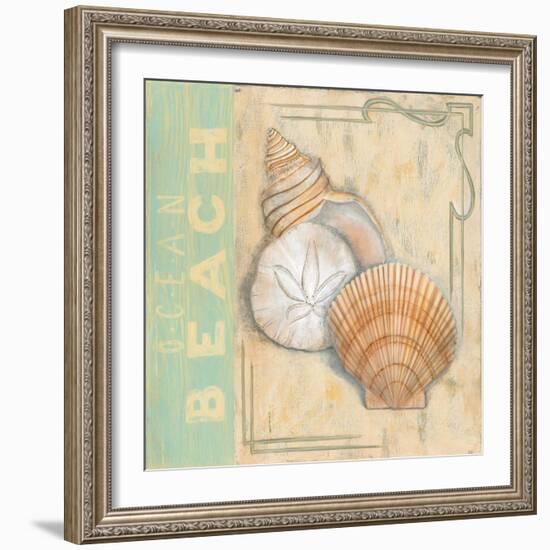 Ocean Beach-Pamela Desgrosellier-Framed Art Print