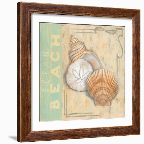 Ocean Beach-Pamela Desgrosellier-Framed Art Print