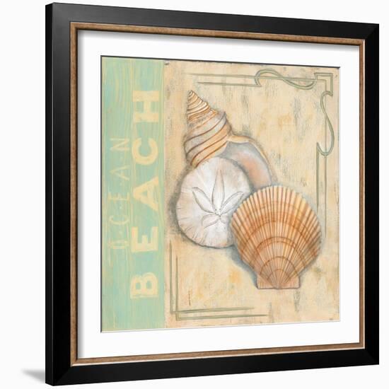 Ocean Beach-Pamela Desgrosellier-Framed Art Print