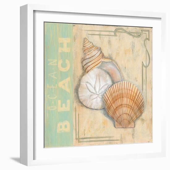 Ocean Beach-Pamela Desgrosellier-Framed Art Print