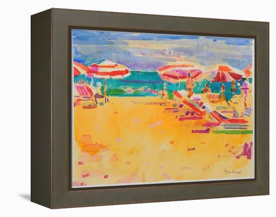 Ocean Beach-Peter Graham-Framed Premier Image Canvas