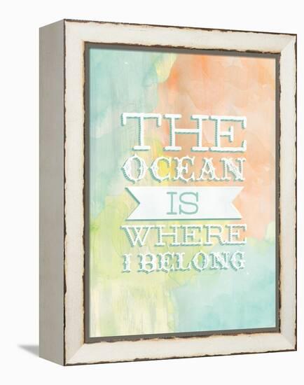 Ocean Belong-Ashley Sta Teresa-Framed Stretched Canvas