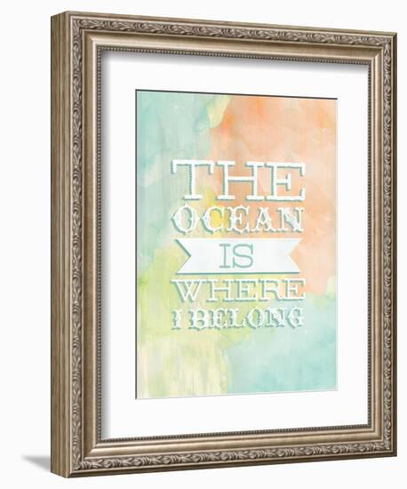 Ocean Belong-Ashley Sta Teresa-Framed Art Print