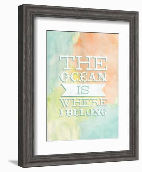 Ocean Belong-Ashley Sta Teresa-Framed Art Print