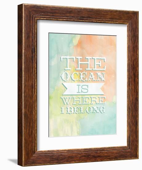 Ocean Belong-Ashley Sta Teresa-Framed Art Print