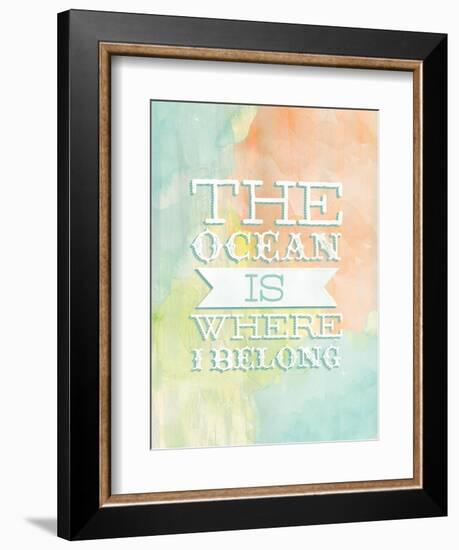 Ocean Belong-Ashley Sta Teresa-Framed Art Print