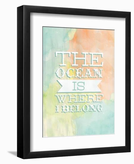 Ocean Belong-Ashley Sta Teresa-Framed Art Print