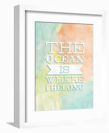 Ocean Belong-Ashley Sta Teresa-Framed Art Print