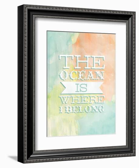 Ocean Belong-Ashley Sta Teresa-Framed Art Print