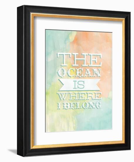 Ocean Belong-Ashley Sta Teresa-Framed Art Print