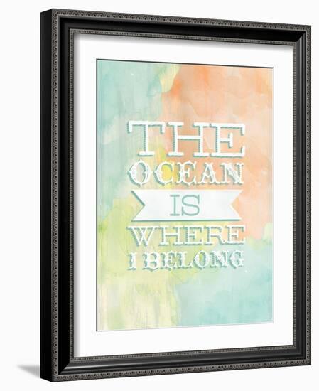 Ocean Belong-Ashley Sta Teresa-Framed Art Print