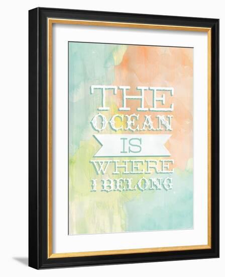 Ocean Belong-Ashley Sta Teresa-Framed Art Print