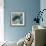 Ocean Blue Abstract I-Jennifer Goldberger-Framed Art Print displayed on a wall