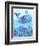 Ocean Blue-Kim Conway-Framed Art Print