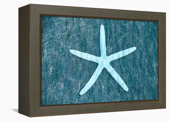 Ocean Blue-Jairo Rodriguez-Framed Stretched Canvas