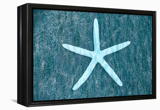 Ocean Blue-Jairo Rodriguez-Framed Stretched Canvas