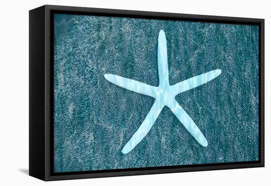 Ocean Blue-Jairo Rodriguez-Framed Stretched Canvas