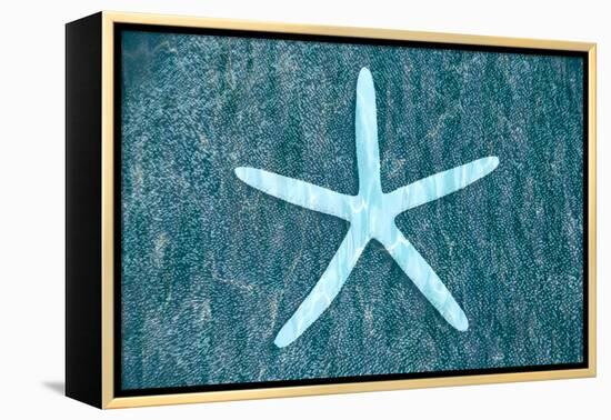 Ocean Blue-Jairo Rodriguez-Framed Stretched Canvas