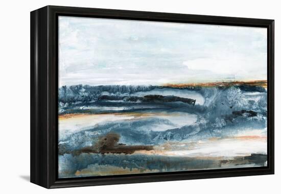 Ocean Blues I-Lila Bramma-Framed Stretched Canvas