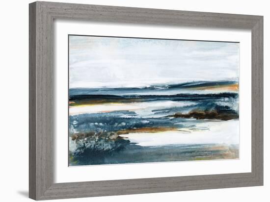 Ocean Blues II-Lila Bramma-Framed Art Print