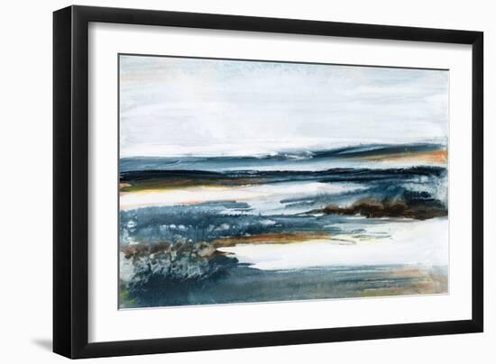 Ocean Blues II-Lila Bramma-Framed Art Print