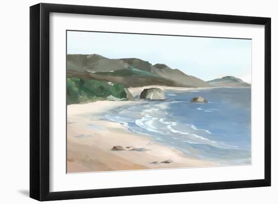 Ocean Breeze Walk-Ian C-Framed Art Print