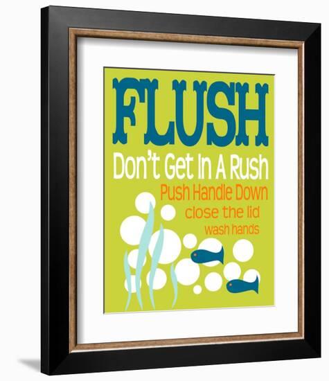 Ocean Bubble Friends 2-Leslie Fuqua-Framed Art Print