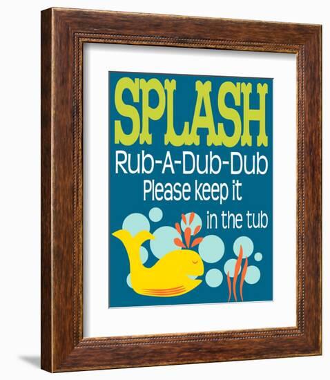 Ocean Bubble Friends 3-Leslie Fuqua-Framed Art Print