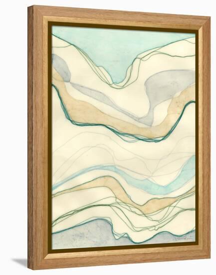 Ocean Cascade I-Vanna Lam-Framed Stretched Canvas