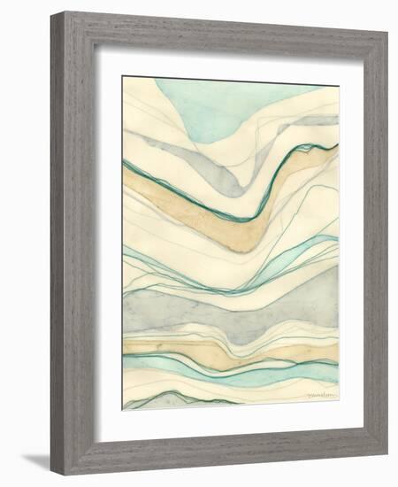 Ocean Cascade II-Vanna Lam-Framed Art Print