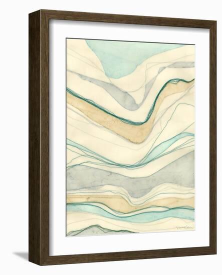 Ocean Cascade II-Vanna Lam-Framed Art Print