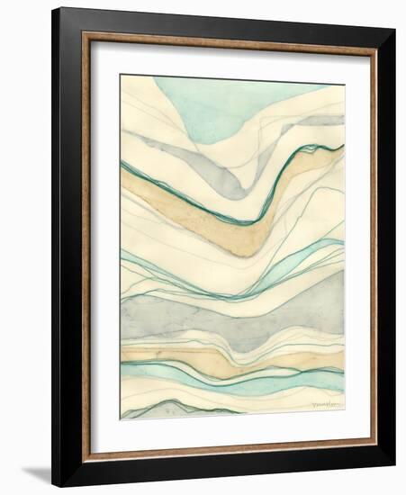 Ocean Cascade II-Vanna Lam-Framed Art Print
