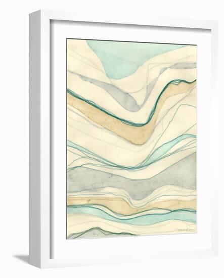 Ocean Cascade II-Vanna Lam-Framed Art Print