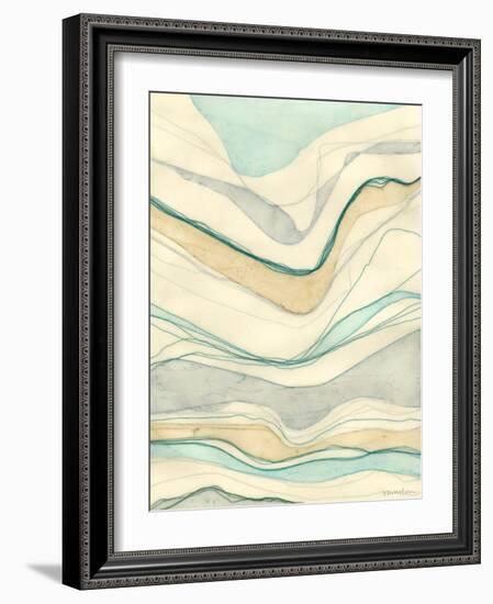 Ocean Cascade II-Vanna Lam-Framed Art Print