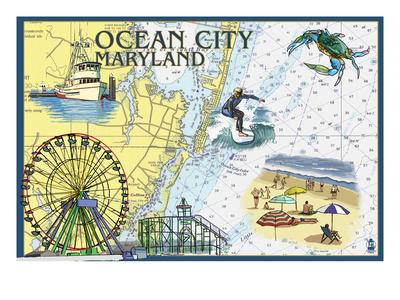 Nautical Chart Art